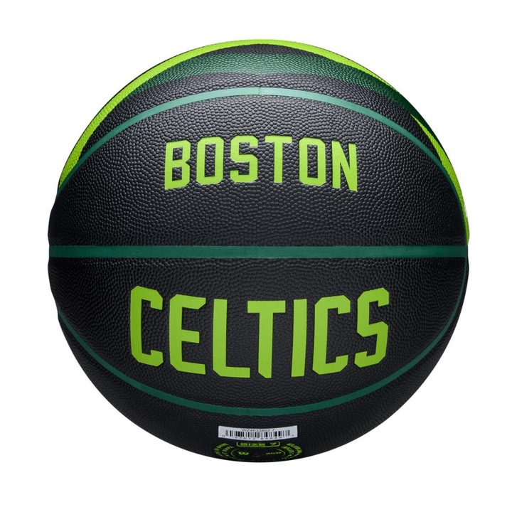 Wilson 2024 NBA Team City Collector Boston Celtics kosárlabda Fekete/Zöld 7