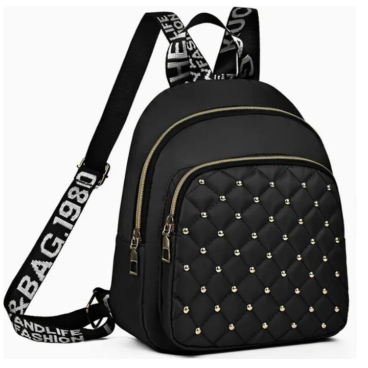 Rucsac Trendsetting model Brodat de Diamante nailon 25x20x8cm