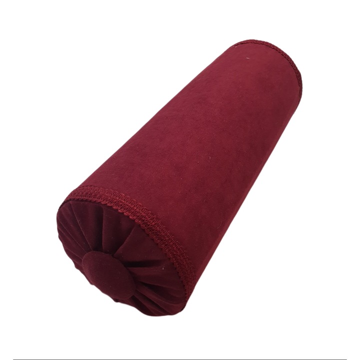 Perna decorativa, Rosu, 15x40cm