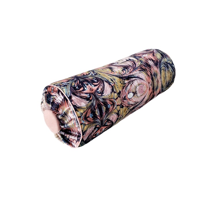 Perna decorativa, rAlb-negru, 15x40 cm, set de 2