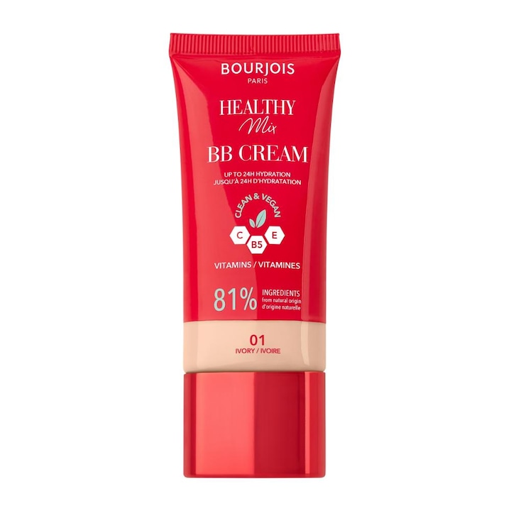 BB Cream Bourjois Healthy Mix, 01 Ivory, 30 ml