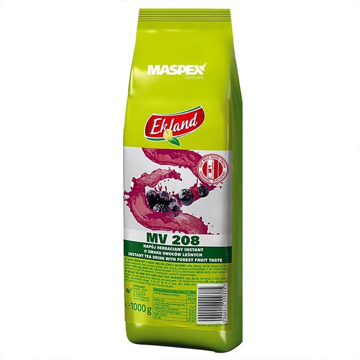 Professzionális instant bogyó tea, 1kg, Ekoland Vending