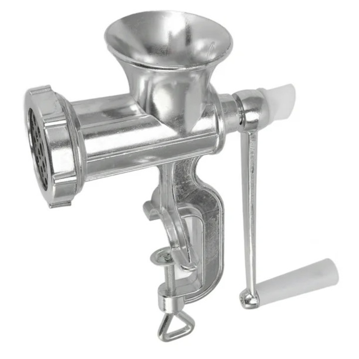 Masina de tocat carne nr.8 din aluminiu, 20-30 Kg/h