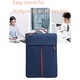 Geanta laptop, pentru dispozitive pana la 14 inch, impermeabila, rezistenta la zgarieturi, albastru, nylon