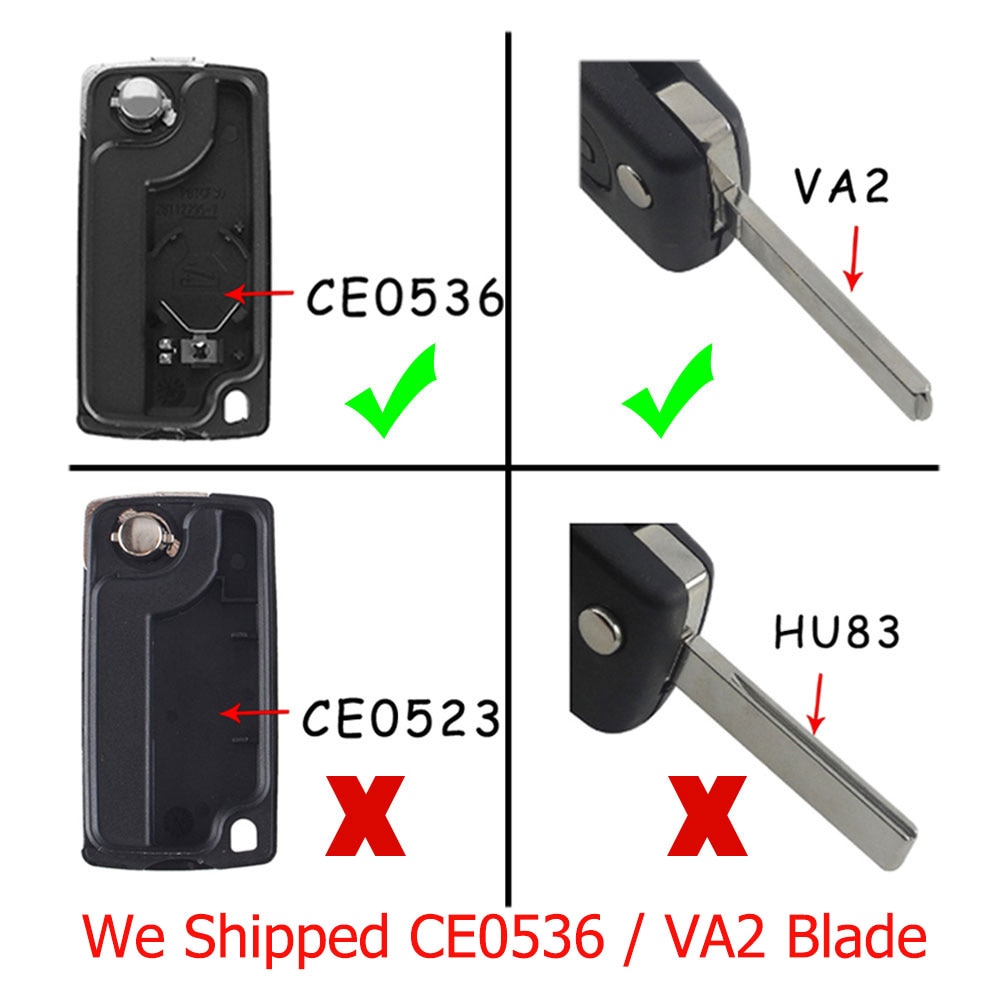 Custodia Per Chiave Remote Flip Citro&euml;n All'ingrosso Per Differenziare