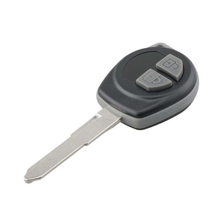 Autó kulcstartó Suzuki Grand Vitara Swift Liana Jimny SX4 Splash Alto Vauxhall Agila AB 2 gomb + penge fekete