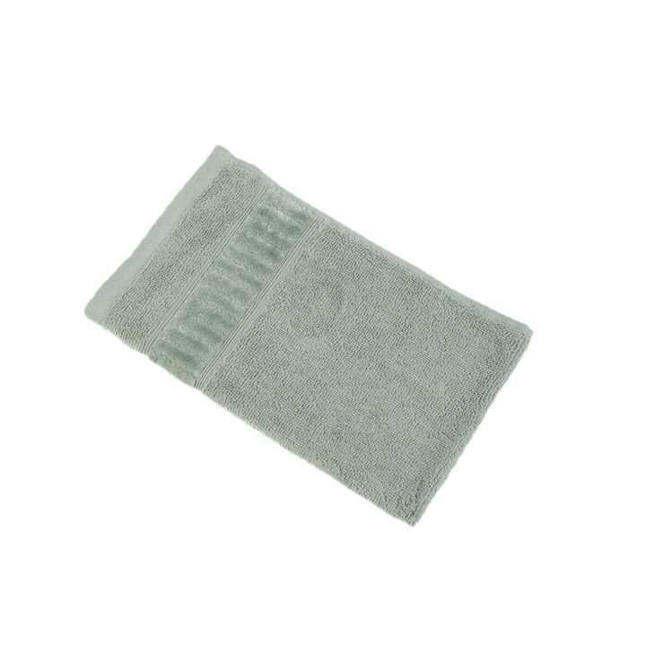 Prosop, bumbac bio, Gozze, 30x50 cm, verde, 500 g/m