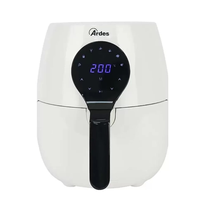 Еър фрайер Ardes Delicia ARFRYA07 Air Fryer, 1450 W, Дигитален дисплей, 5 L, 7 програми, Бял