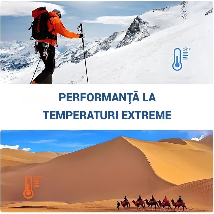 Baterii reincarcabile POWEROWL® AAA 8 buc, HR03, 1.2V, acumulatori Ni-MH de 1000 mAh reincarcabili, incarcare rapida, 2 cutii de depozitare incluse