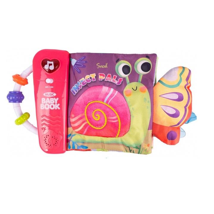 Carte educationala senzoriala Malplay insecte