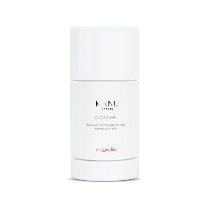 Deodorant stick Kanu Nature, natural cu Mangnolia, extract de aloe vera, calmeaza iritatia, pentru toate tipurile de piele, 80 ml