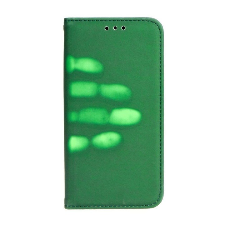 Калъф Book Huawei P8/P9 Lite 2017 Thermal Green