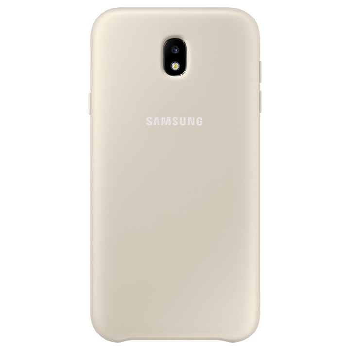 Предпазен калъф Samsung Dual Layer Cover за Galaxy J7 (2017), Gold
