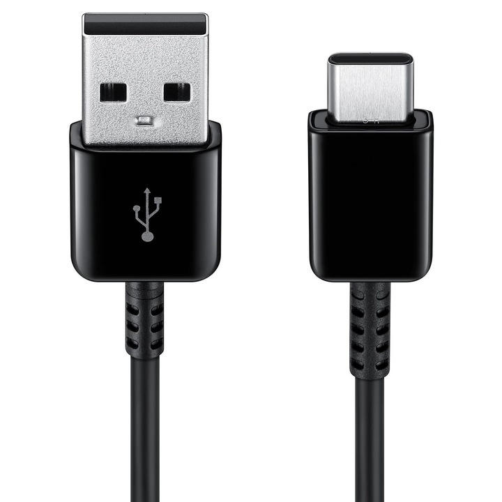 Cablu de date Samsung, USB Type C, 1.5m, Black
