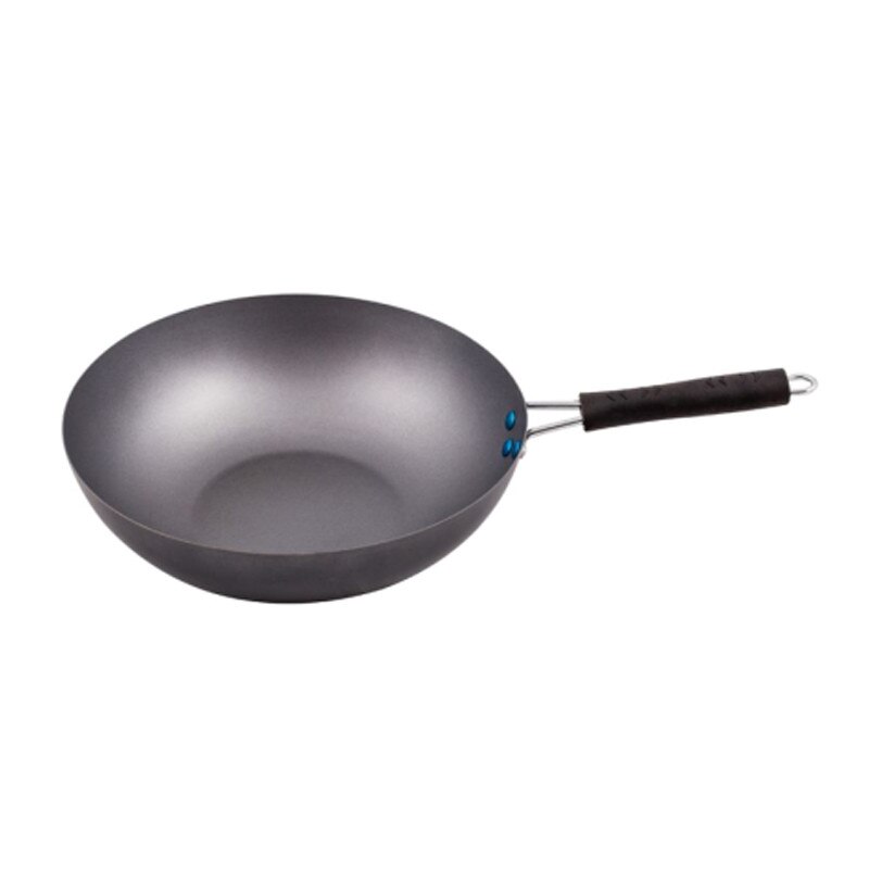 Tigaie wok Grunberg, 32 cm, Negru