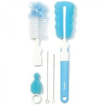 Perie BabyOno Biberoane si Tetine cu Accesorii Albastra Perie BabyOno Biberoane si Tetine cu Accesorii Albastra