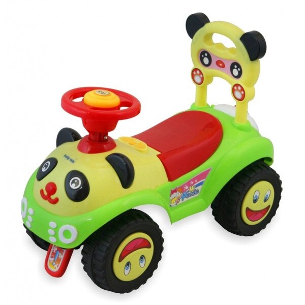 Masinuta de impins copii Baby Mix Panda ZDX7601 verde
