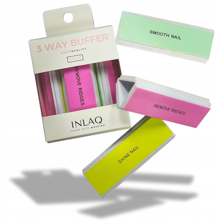 Set 3 pile, INLAQ, 3 fete, multifunctional, diferite gradatii, multicolor