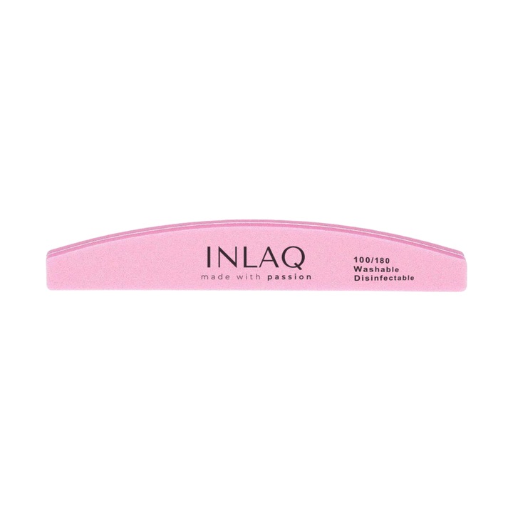 Pila cosmetica, INLAQ, 100/180, Roz
