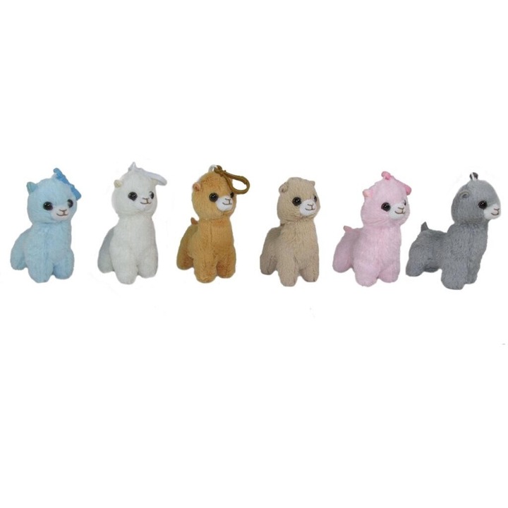 Breloc alpaca, Sun-Day, Plus, 12 cm, Multicolor