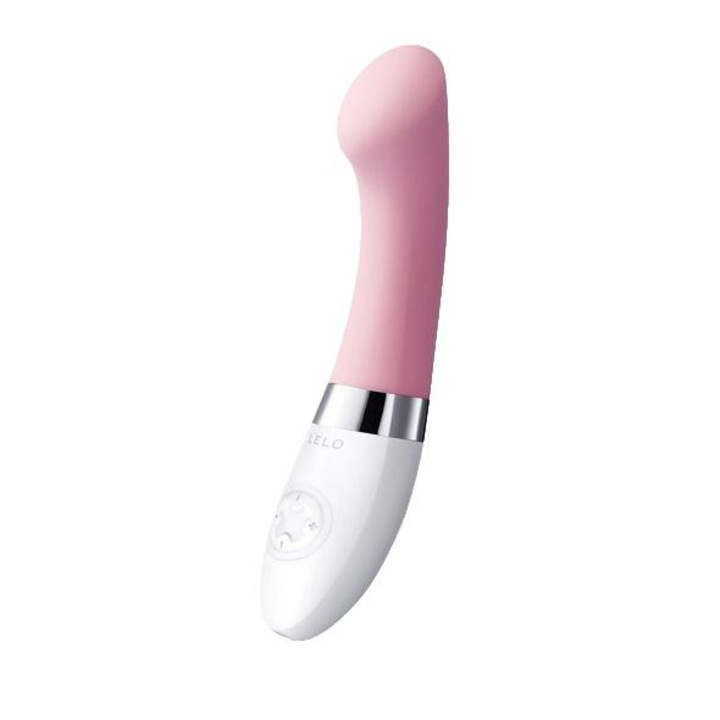 G-pont vibrátor, Lelo GIGI 2, puha szilikon, 8 vibrációs mód, rózsaszín, 165x35x33mm