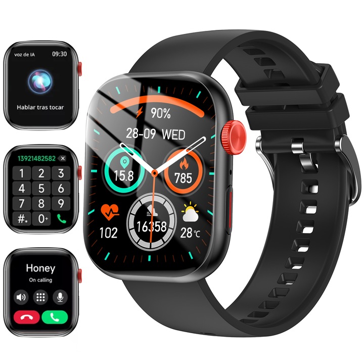 Üzleti divat szabadtéri sportok okosóra, Bluetooth hívás, pulzusszám, vérnyomás, véroxigén, alvás, női menstruációs időszak figyelése, közösségi média információk fogadása, Nantaisun fekete