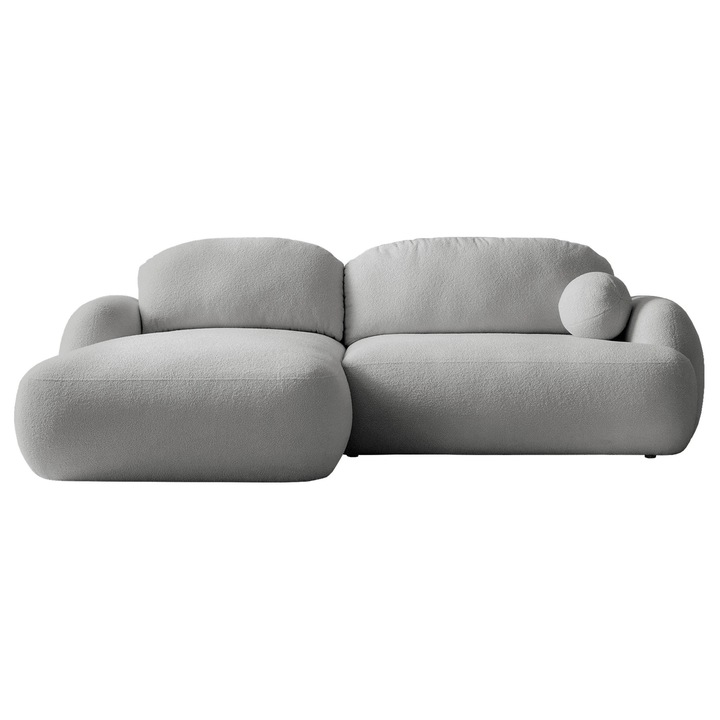 Coltar rabatabil Morezi, MIRJAN24, stanga, gri deschis, 175x275x90 cm