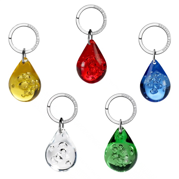 Ключодържател във формата на капка за ключове 5 бр./компл. различни цветове