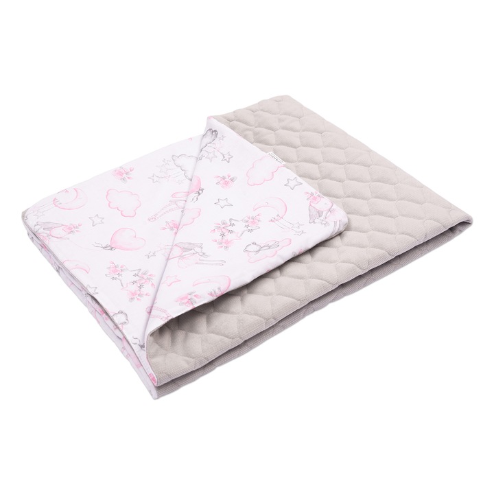 Одеяло Kidizi 100x75 см Velvet Fairy Clouds, Двулицево ватирано