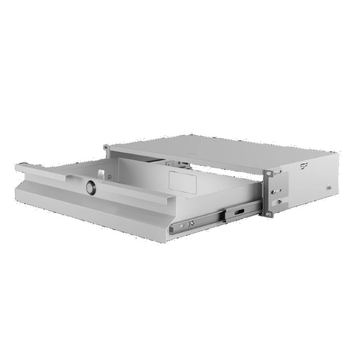 Sertar pentru dulap RACK 19", 2U/270, Netrack, gri