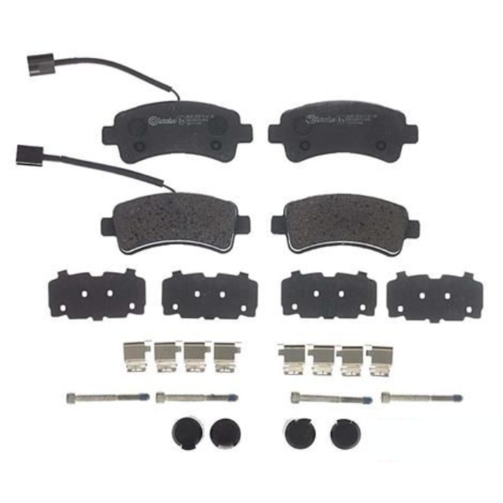 Első tengely fékbetét készlet, Brembo, Prime Line, P 61 130, Jumper, Ducato 250, Movano C, Boxer kompatibilis