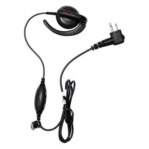 Casti cu fir Motorola MagOne PMLN6531A, microfon in-line, push-to-talk, negru