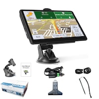 Navigatie GPS Portabila, Ecran Tactil 7 inch, Fudisenn®, Harti offline, Multicolor, Harti Europa + Actualizari Gratis, Suporta formatele MP4/AVI/3GP, Functie FM, Suport Multilingv, HD 8G, 178x110x10mm