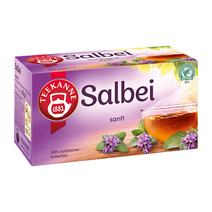 Ceai de plante, TEEKANNE, cu aroma linistioare si blanda de Salvie 30 g