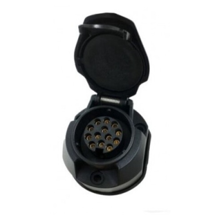 Автомобилна букса за ремарке, пластмасова, 13 пина