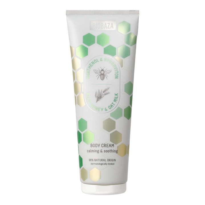 Testápoló, BIOBAZA, szkvalánnal, mézzel és zabtejjel