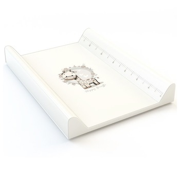 Saltea de Infasat cu Intaritura 70x50 cm - Alb/Happy Giraffe Saltea de Infasat cu Intaritura 70x50 cm - Alb/Happy Giraffe