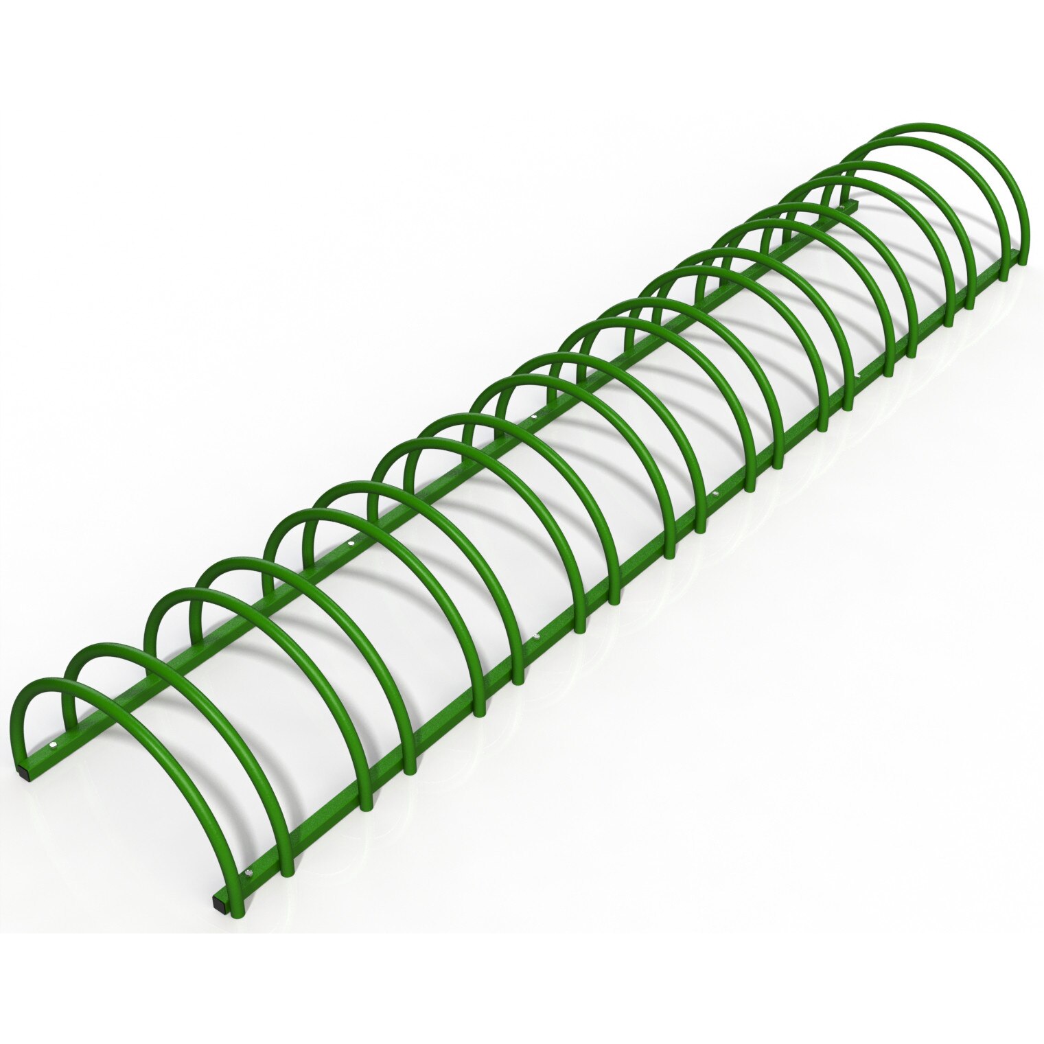 Suport stradal bicicleta cu 10 sloturi -model 0022-10 Verde padure