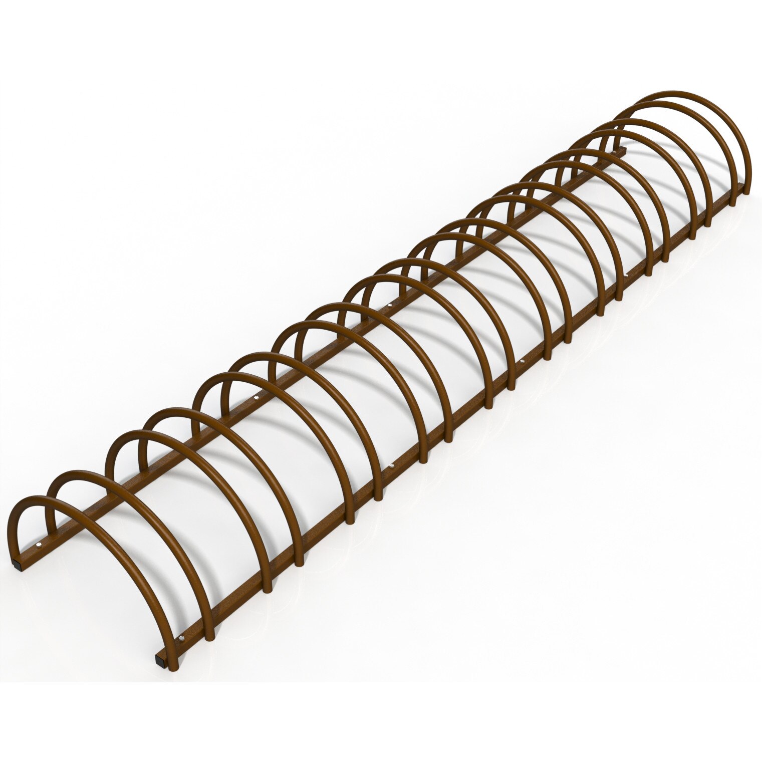 Suport stradal bicicleta cu 10 sloturi -model 0022-10 Maro