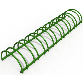 Suport stradal bicicleta cu 8 sloturi -model 0022-8 Verde padure Suport stradal bicicleta cu 8 sloturi -model 0022-8 Verde padure