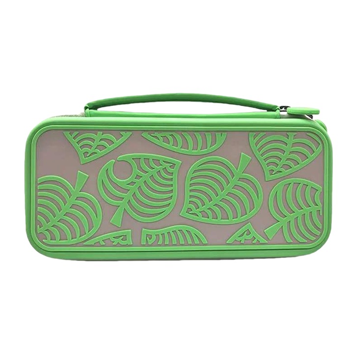 Калъф за Nintendo Switch, зелен, силикон/EVA