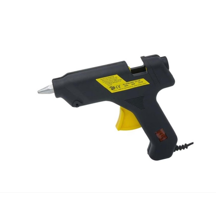 Pistol de lipit cu silicon, 60W, include 5 rezerve de silicon