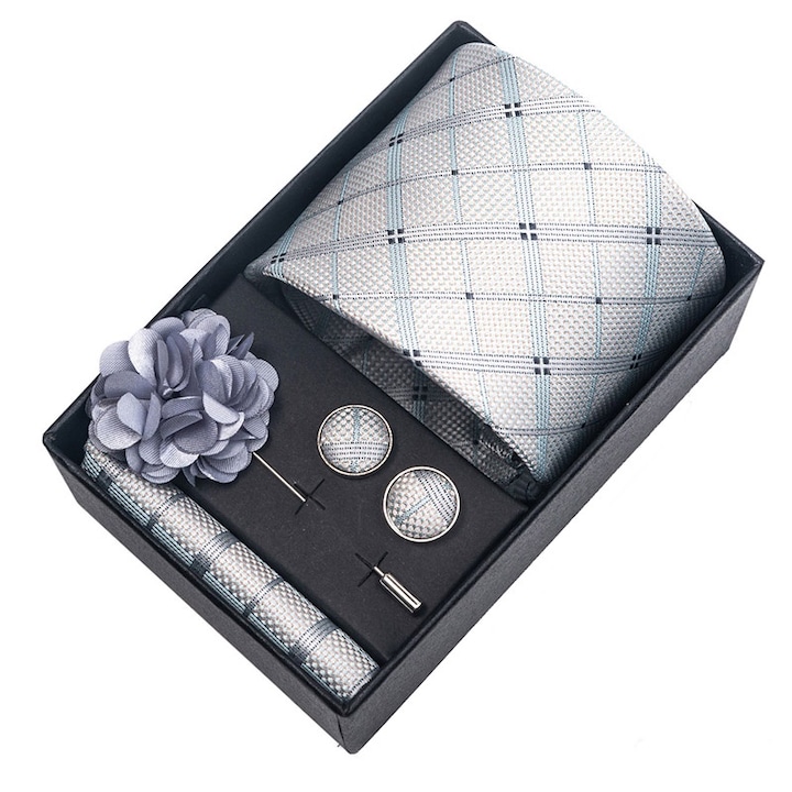 Мъжки комплект от 4 части 6064-23, Sic Moda, сив