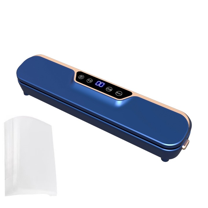 Aparat de vidat, 120W, 10 pungi incluse, 33x7.5x6cm, compact