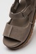UGG, Sandale din piele intoarsa cu velcro Goldenstar, Gri, 7