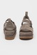 UGG, Sandale din piele intoarsa cu velcro Goldenstar, Gri, 7
