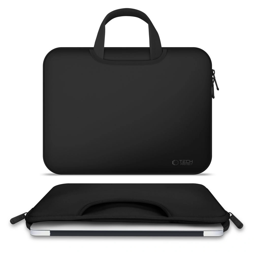 Geanta laptop Tech-Protect Neopren Bag, 37x26.5x2cm, negru, 1 buc