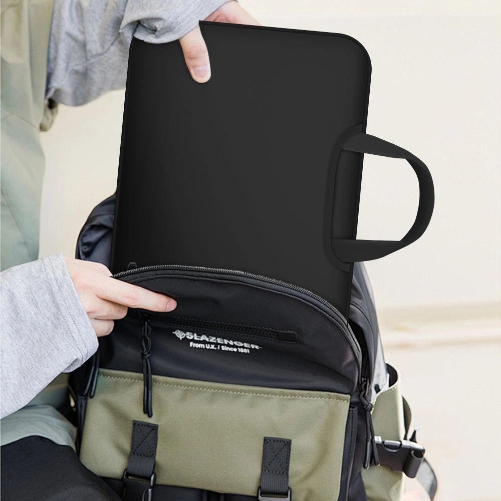 Geanta laptop Tech-Protect Neopren Bag, 37x26.5x2cm, negru, 1 buc