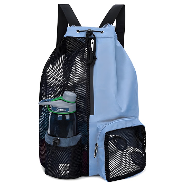 Geanta sport Enforose, rucsac impermeabil, capacitate mare, 285g, albastru/negru