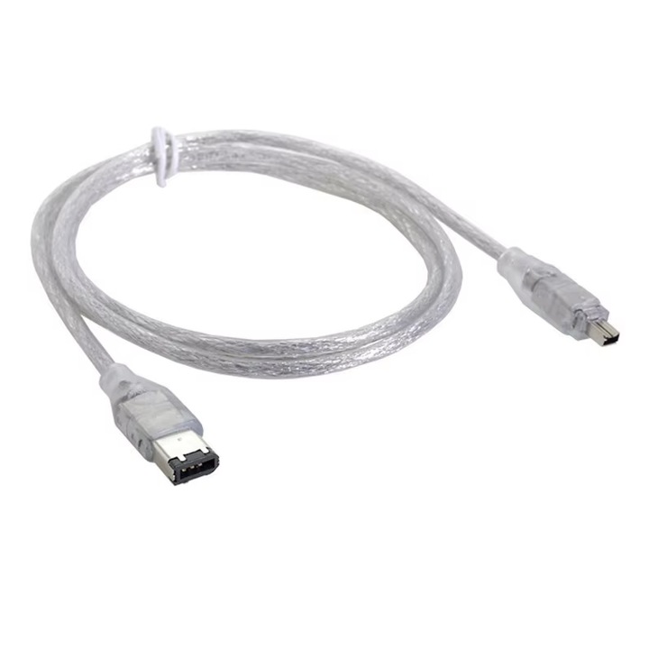 Cablu Adaptor Firewire 4pini la 6 pini tata, Active, IEEE 1394, 1.3m